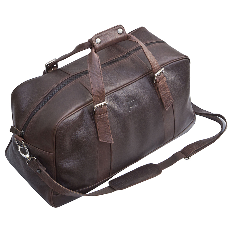 Win a Ultra Thick Brown Oiled Leather Holdall Cabin Travel Bag