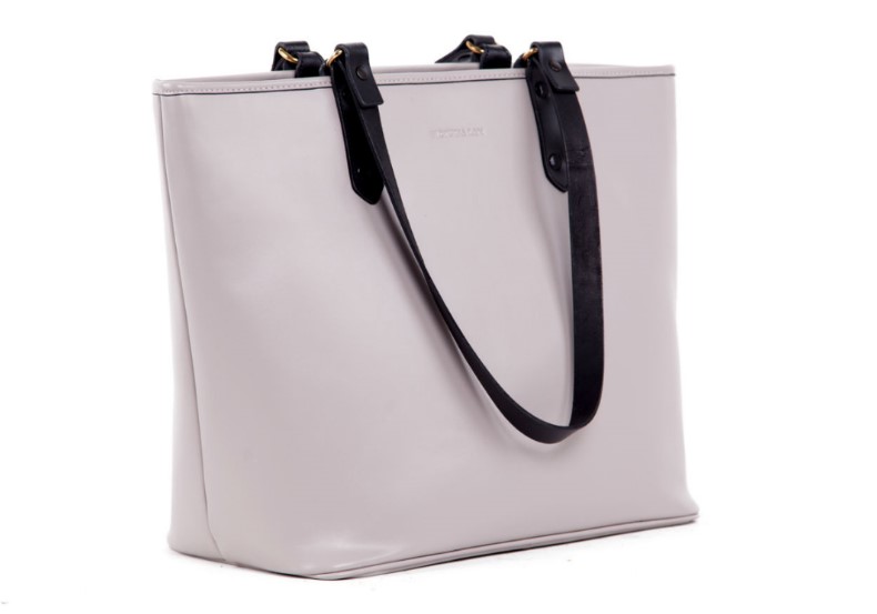 Win a Duchess Leather Tote Bag Grey Black