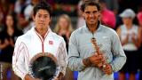 Rafael Nadal Retains Madrid Title As Nikshori Retires