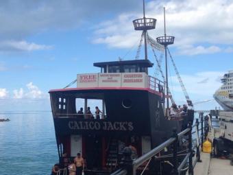 An Evening at Calico Jack’s Floating Bar