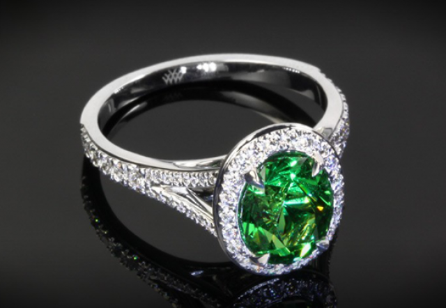 The Perfect Engagement Ring: Tanzanite and Tsavorite