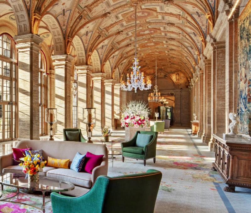 A Makeover Casts The Breakers' Iconic Lobby into Spectacular Bloom