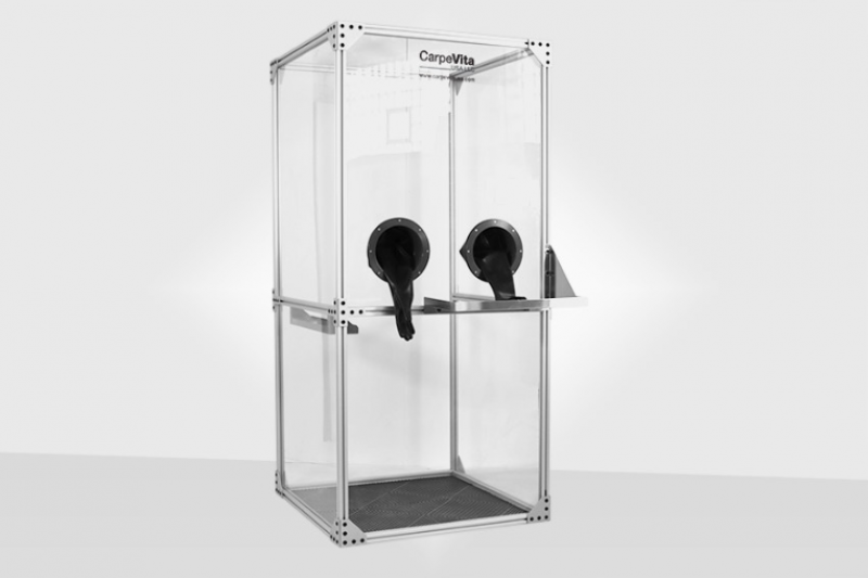 Luxury Manufacturer producing protective booths for COVID-19 test sites
