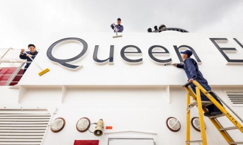 Cunard Makes Final Touches To Queen Elizabeth For Return To Sailing On Friday
