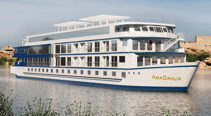AmaWaterways' New Ship Makes Debut In Egypt