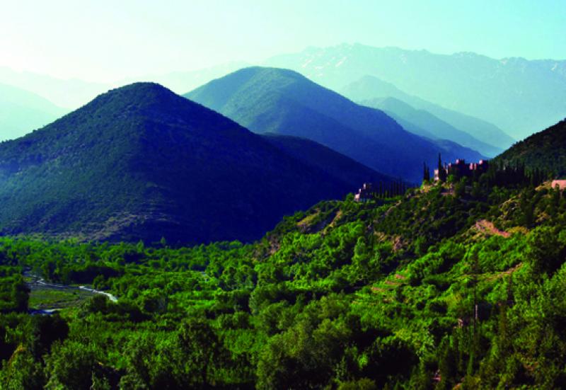 The Lofty Heights Of The Atlas Mountains
